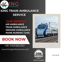 Transfer Your Injured Patient Safely With King Train Ambulance Service in Delhi - 1