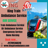 King Train Ambulance in Gorakhpur offers medically accurate shifting using its - 1