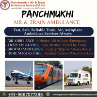 Well equipped Panchmukhi train ambulance service in Patna which is fast and reliable - 1