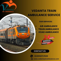 Hire Vedanta Train Ambulance in Thiruvananthapuram for Quick Transfer of Patients