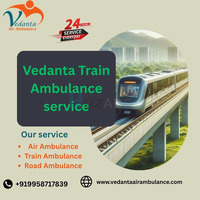 Vedanta Train Ambulance can be availed for quick transportation of patients on time