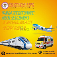 Get 24 Hours ICU Emergency Air Ambulance in Dibrugarh by Panchmukhi