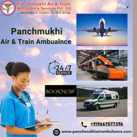 Panchmukhi Train Ambulance Services in Ranchi ensures safe and easy patient transportation. - 1