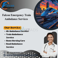 Falc Emergency provides transportation in its train ambulance during uncertain times in Chennai