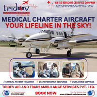 Tridev Air Ambulance Services in Patna: Making Urgent Patient Transportation Easier