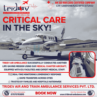 Premium Tridev Air Ambulance Services in Guwahati: Expert Medical Transfers for Critical Patients
