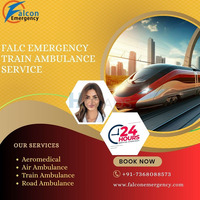 FALC Emergency Train Ambulance in Patna- Take a Long Distance Medical Transfer Safely