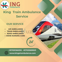 Through King Train Ambulance Service, a comfortableprovided to patients in Bhopal
