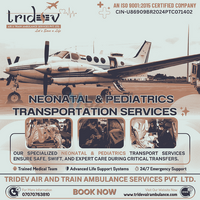 Transportation Famous—Tridev Air Ambulance Services in Kolkata Merge All Features