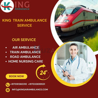 King Train Ambulance in Nagpur provides a smooth transfer of patients to their destination