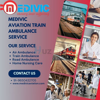 Medivic Aviation Train Ambulance in Ranchi - Helpful In Transferring Patients without Any Hassle