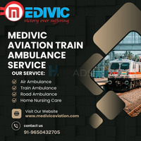 Medivic Aviation Train Ambulance Risk Free Medical Transport Provider from Guwahati