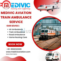 Medivic Aviation Train Ambulance in Kolkata Provides Quick Assistance in Emergencies