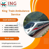 King Train Ambulance in Raipur transfers patients at the easiest rate, so you should also book it. - 1