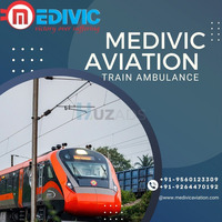 Medivic Aviation Train Ambulance Services in Kolkata is acquiring a skilled nurse with your patient