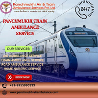 Choose Panchmukhi Train Ambulance in Allahabad for Fully Equipped ICU Service