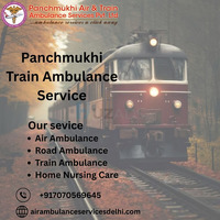 Panchmukhi Train Ambulance from Ranchi – Comfortable Medical Transportation offered at a lower fare