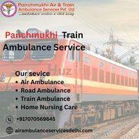 Panchmukhi Low Cost Train Ambulance in Guwahati- Take ICU facilitated medical transport - 1