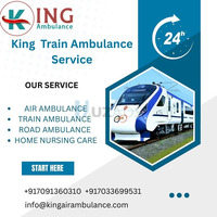King Train Ambulance in Varanasi patients from one place to another at a fast speed - 1