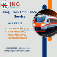 King Train Ambulance in Raipur provides a reliable and trustworthy transport facility - 1