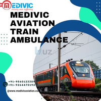 Medivic Aviation Train Ambulance Service in Dibrugarh has the best and instant framework