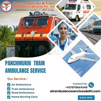 Panchmukhi Train Ambulance in Patna- Available 24X7 for easy relocation of patients - 1