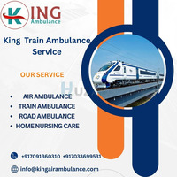 King Train Ambulance service in Siliguri provides patients with transport at a very low rate - 1