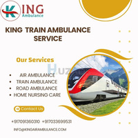 King Train Ambulance service in Dibrugarh provides transport patients at a very low cost - 1