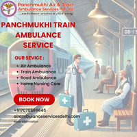 Panchmukhi Train Ambulance Services in Delhi – Never causes difficulties during the journey