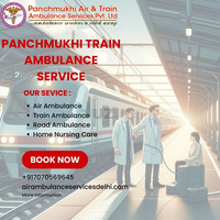 Panchmukhi ICU Train Ambulance from Ranchi- extending the best support towards patients