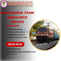 Panchmukhi Train Ambulance from Guwahati – Take Advantage of the Life Saving Services