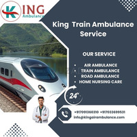 King Train Ambulance in Siliguri provide transportation facility to your patient at a very low rate - 1