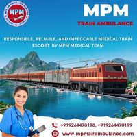 MPM Train Ambulance Service from Patna provide medical emergency facility