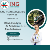Book King Train Ambulance Service to take your sick patient to the hospital as soon as possible