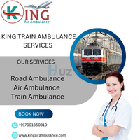 Book King Train Ambulance service in Guwahati for your critical patient at very low cost