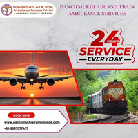 Medical Transfer via Emergency Air and Train Ambulance Service in Bhubaneswar - 1