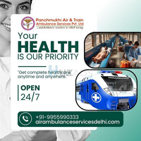 Panchmukhi Train Ambulance from Ranchi- Reliable enough to take patients safely