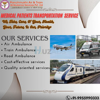 Panchmukhi Hi Tech Train Ambulance in Guwahati- risk is minimal with our team