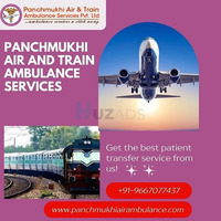 Take Panchmukhi Air and Train Ambulance Service in Jamshedpur with Healthcare Facility