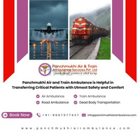 Get an Air Ambulance in Varanasi with a Greater Medical Facility by Panchmukhi