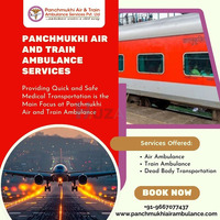 Obtain an Air Ambulance from Delhi with the Latest Medical Accessories by Panchmukhi