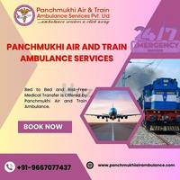 Complete Logistics Coordination is Offered for Your Support at Air and Train Ambulance in Raipur - 1