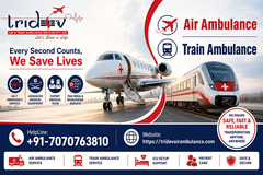 Tridev Air Ambulance Services in Delhi – Reliable Critical Care Air Transport Solutions