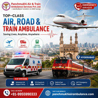 Use Panchmukhi Advanced Air Ambulance Service in Hyderabad for Critical Patient Transport