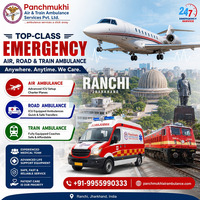 Get the Best Medical Setup from Panchmukhi Air Ambulance Service in Ranchi