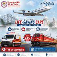 Panchmukhi Air and Train Ambulance Service in Kolkata at the Right Price