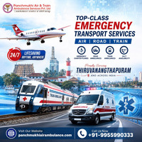 Panchmukhi Air Ambulance in Thiruvananthapuram - 24/7 Available for Emergency Transfer