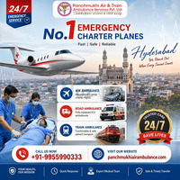 Panchmukhi ICU Air Ambulance in Hyderabad- Critical Transfer without Stress