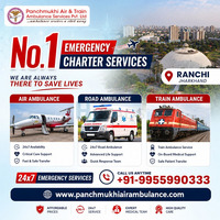 Panchmukhi Air Ambulance in Ranchi- Rapid Rescue for Patients during Emergency
