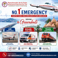 Panchmukhi Hi Tech Air Ambulance in Guwahati - Life Support Ambulances Arranged